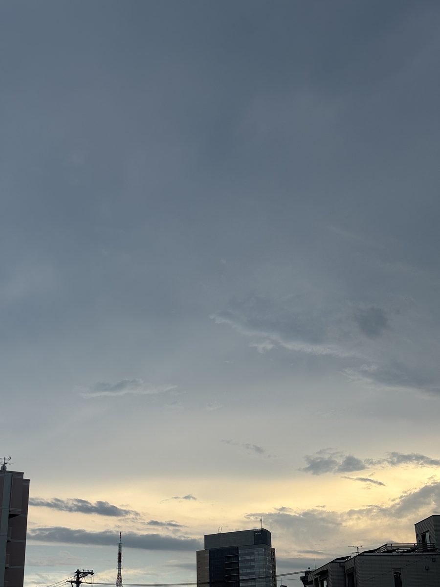 2026年8月20日に見上げた空