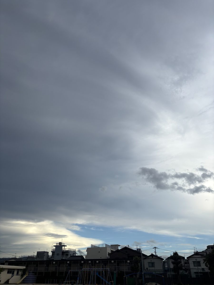 2026年8月27日に見上げた空